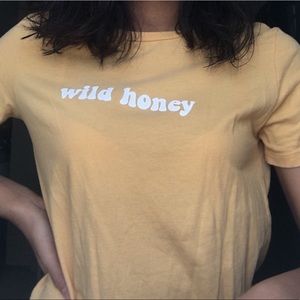 “Wild Honey” yellow t shirt